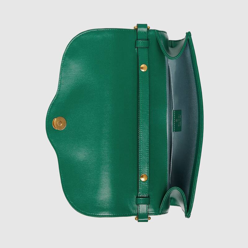 Gucci Horsebit 1955 Small Shoulder Bag 655667 Emerald green